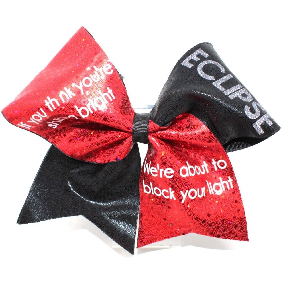Big Stiff 6" Cheer Bows Sparkly Bejeweled Competition Cheerleader Lot Of 5 Bows - Picture 6 of 13